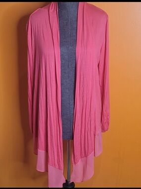 Pink Sweater Cover Up Size M